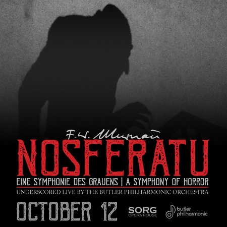 F.W. MURNAU'S NOSFERATU (1922) UNDERSCORED LIVE BY THE Butler County Philharmonic Orchestra