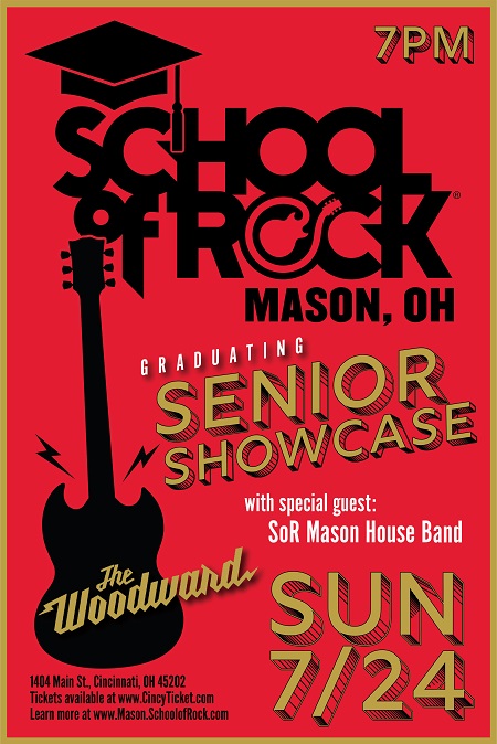 School of Rock Mason Graduating Seniors w/ special guest School of Rock Mason House Band