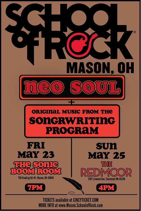 School of Rock Mason: Neo Soul Show and Songwriting Showcase